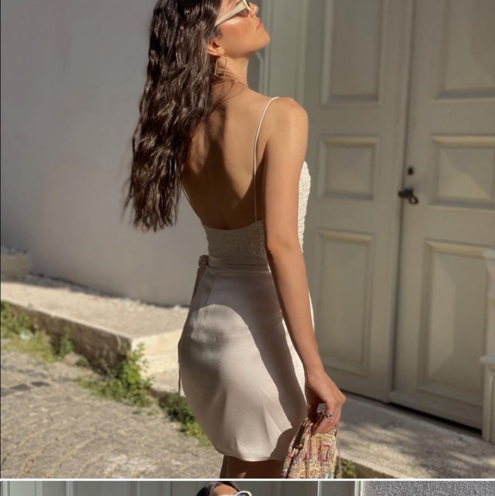 Zara Corset Bodysuit Cream - Picture 9 of 12